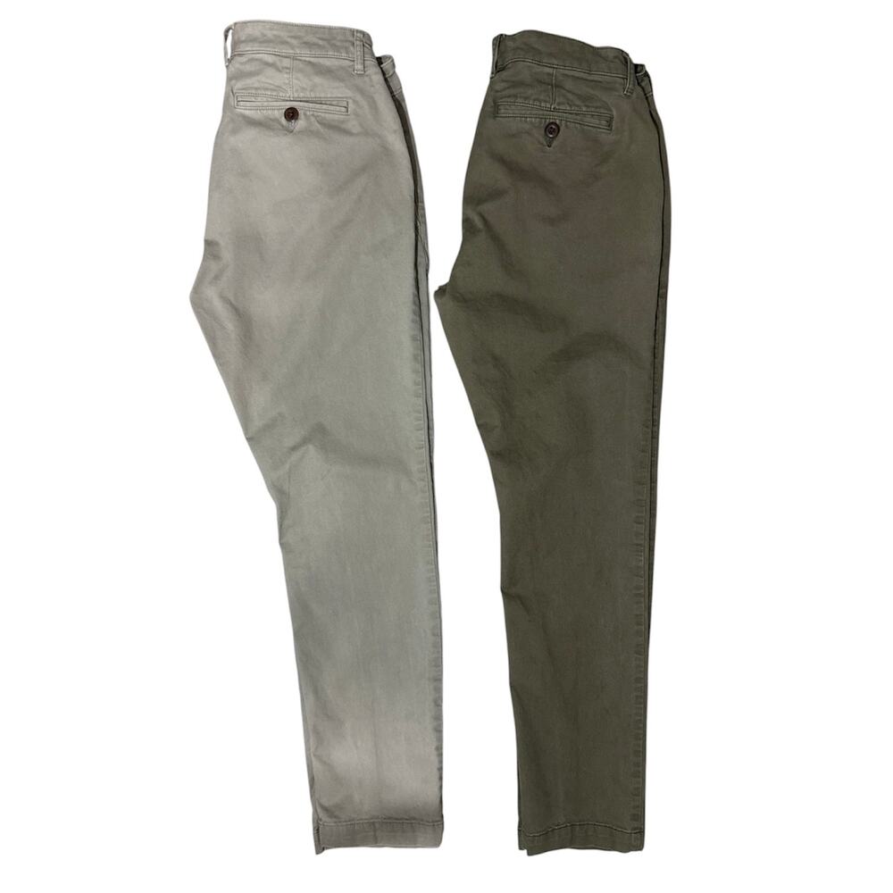 Flint and Tinder Athletic Tapered Fit Pants Bundle Khaki Olive 30x30 Chino Lot 2